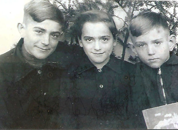 From left: Ewald, Marie, and Adolf in Rodenbach, GE. Contributed photo
