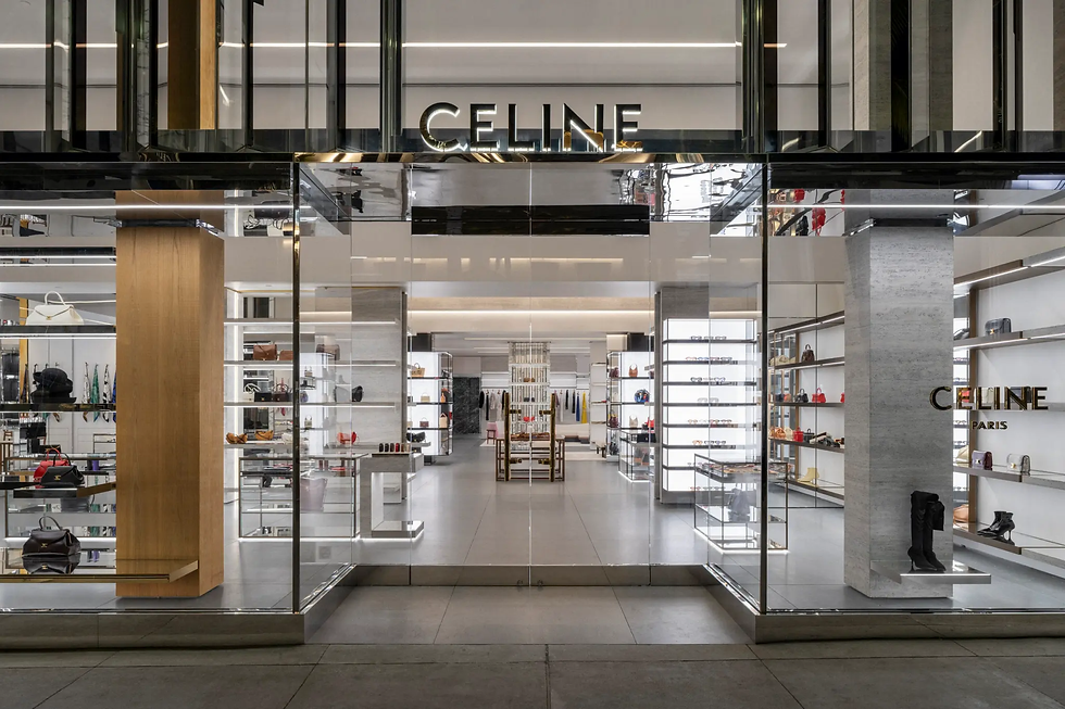 The facade of the new Celine flagship on Rodeo Drive. Josh Cho/Courtesy of Celine