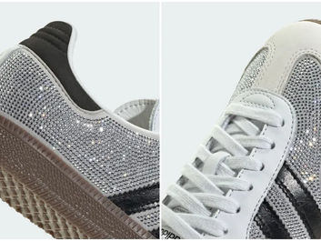 Adidas Covered Its New ‘Crystal White’ Samba in Hundreds of Rhinestones
