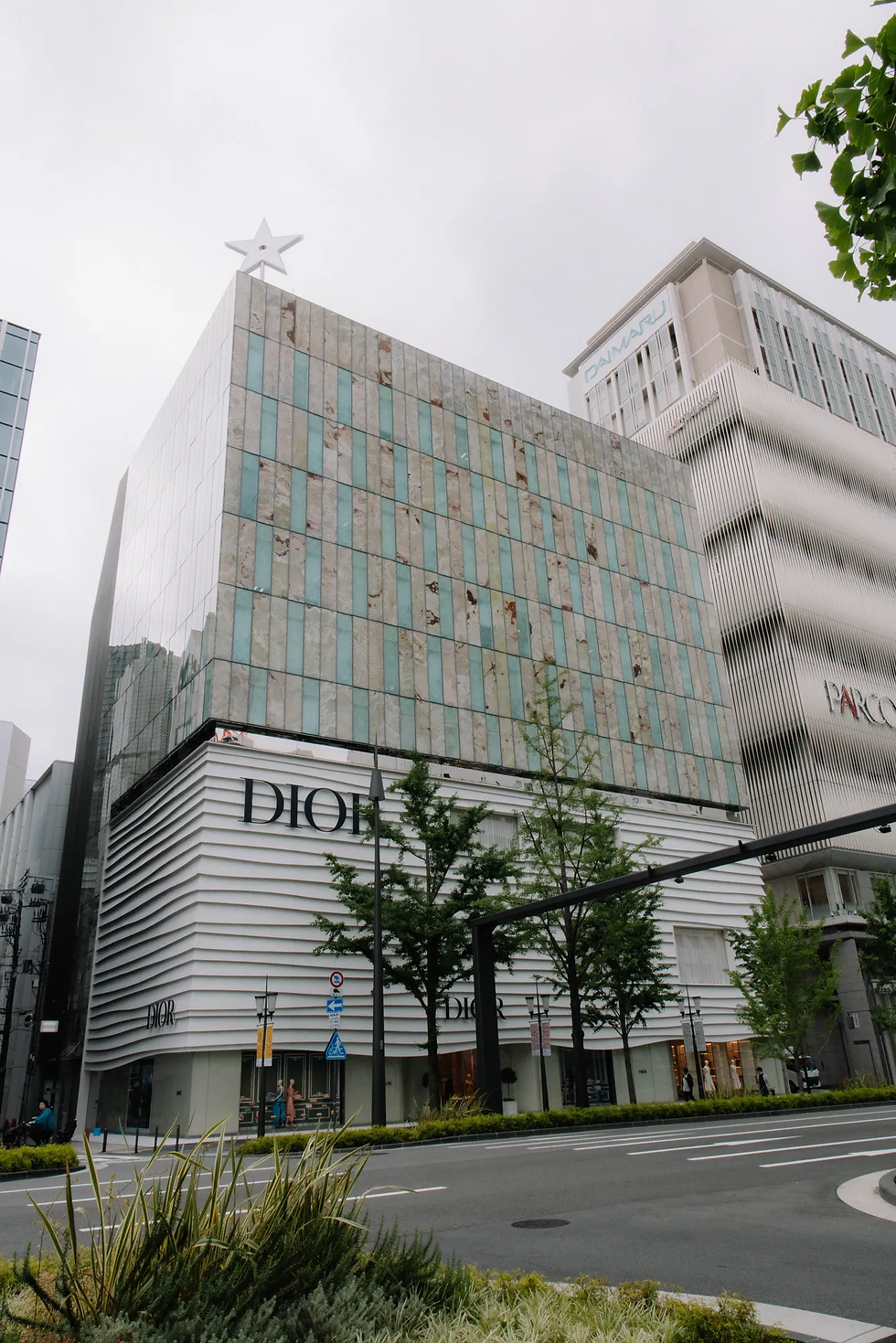 The facade is by by Japanese architect Sou Fujimoto. Momo Angela/WWD