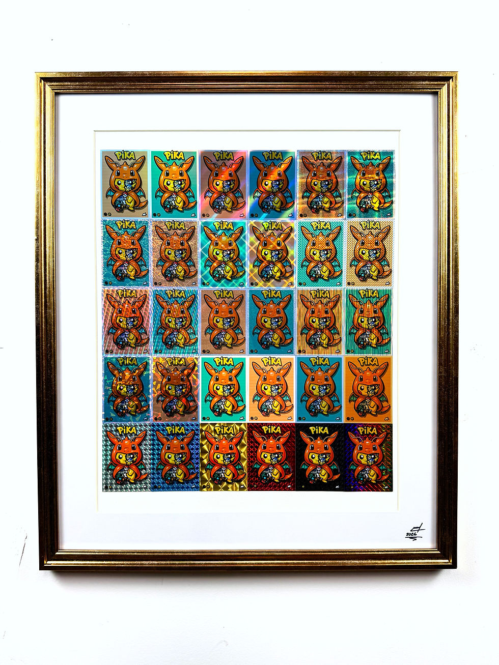 Thumbnail: Dragonite Ponchu Wall Art & Alpha Card