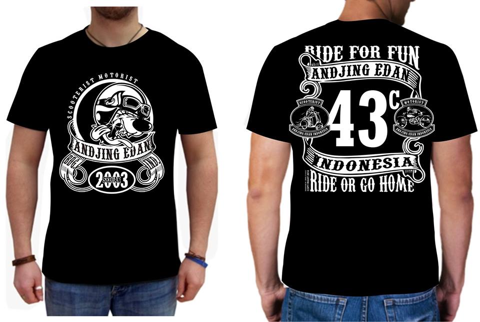 Scooterist Andjing Edan Empertje