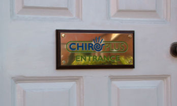 External brass signage design & installation