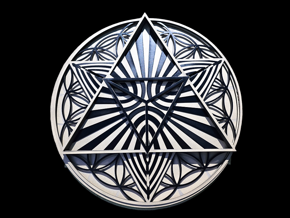 Thumbnail: Merkaba Black & Gold