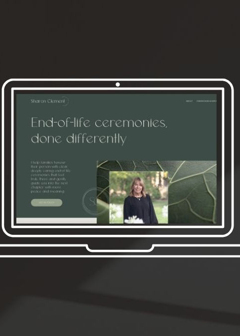 Sharon Clement website design by Teresa Crifo Co Shepparton