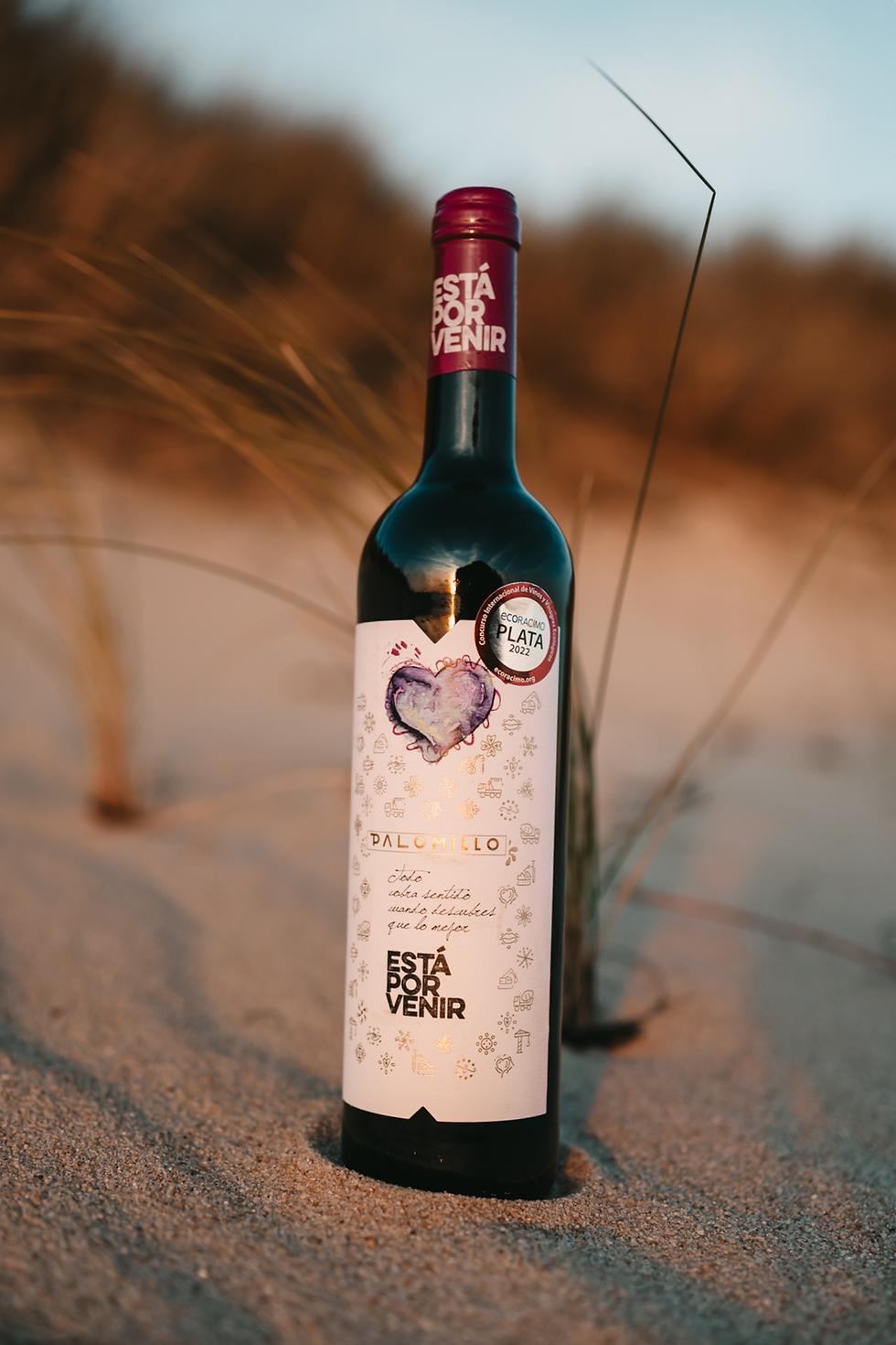 Bodega Palomillo Vino Tinto Barrica Tempranillo, Biowein, Almería, Spanien