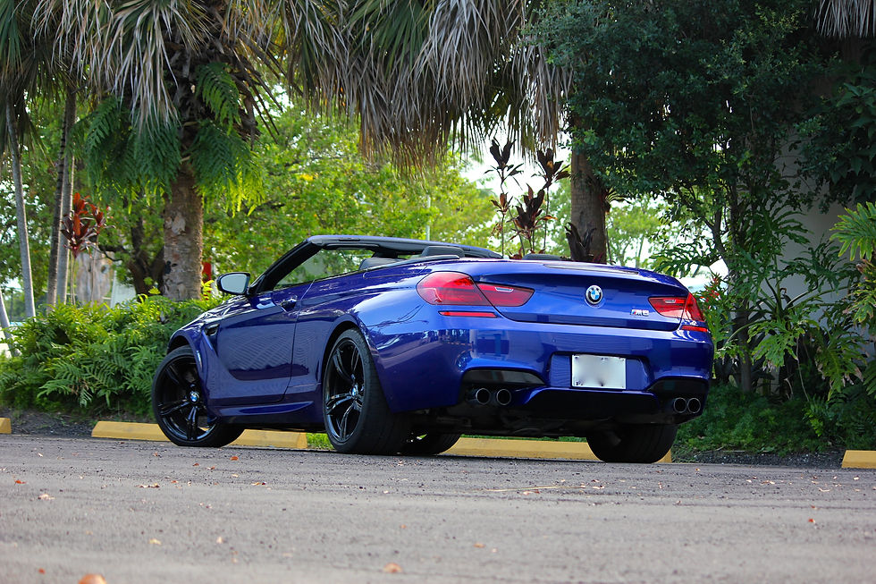 BMW 650 Rental Miami