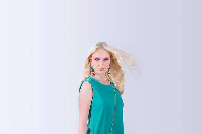 Model in Green