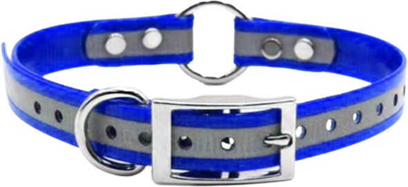 Thumbnail: 3/4"Reflective DayGlo Collar Center Ring and Dee Ring