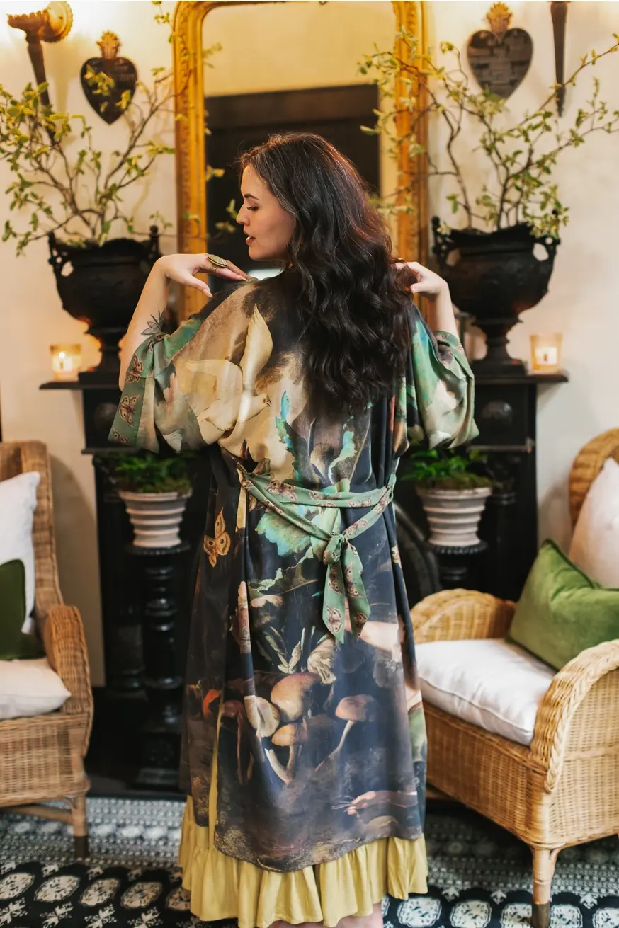 Thumbnail: Heartwork Bamboo Kimono Robe