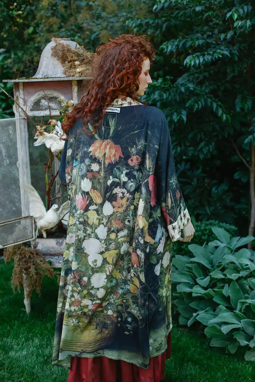 I Dream in Flowers Kimono Robe