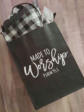 Made To Worship Gift Bag