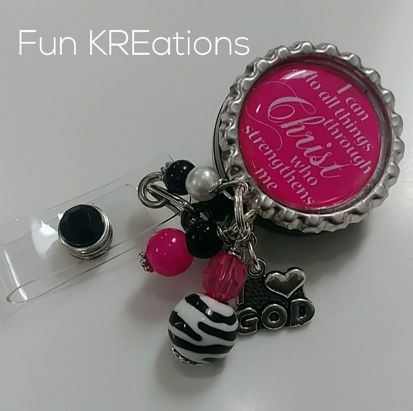 I Can Do All Things Through Christ I.D. Badge Holder