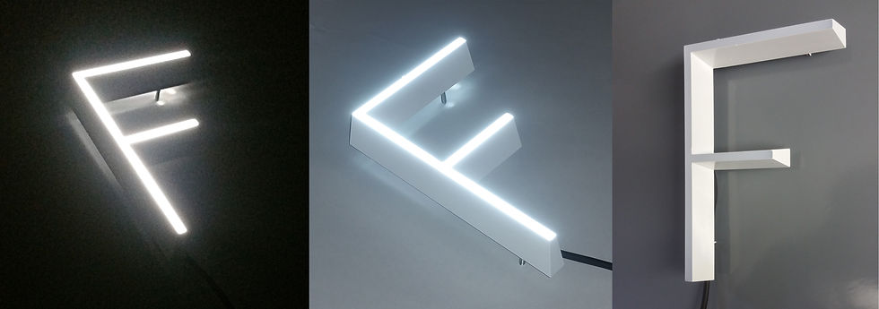 ultra slim face lit letter