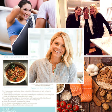 Lydia Morariarty Health Coach Collage Contact