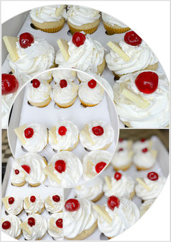 White forest cupcakes