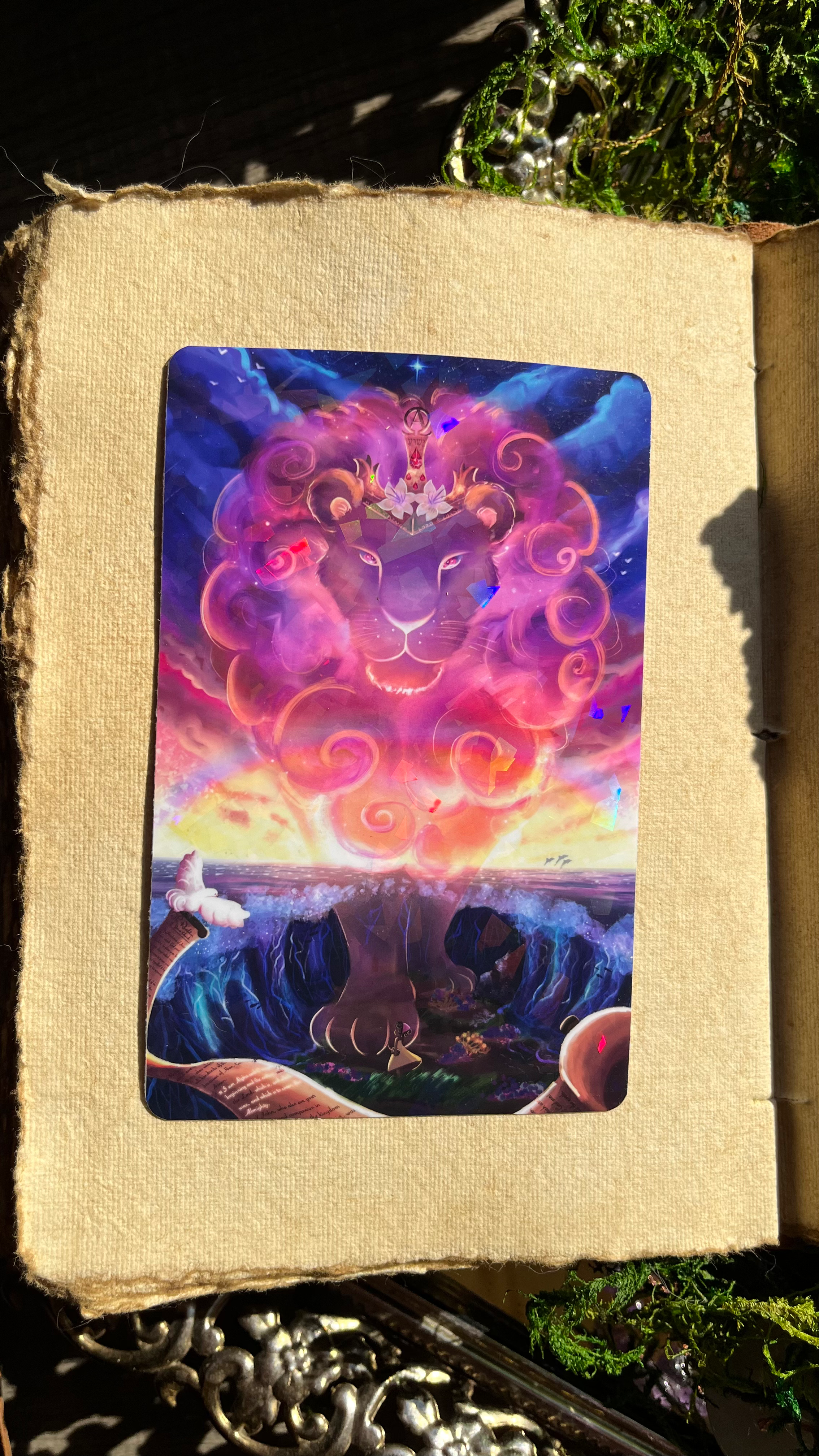 "Lion of Judah" Holographic Sticker