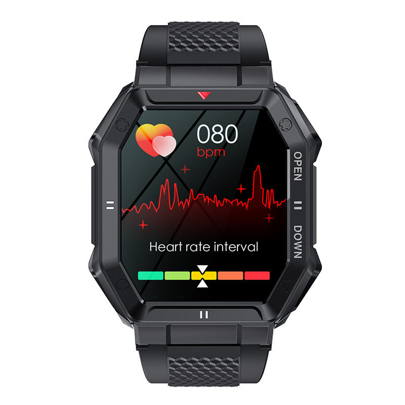 Miniatura: K55 Smartwatch with Bluetooth, Heart Rate & Music Functions