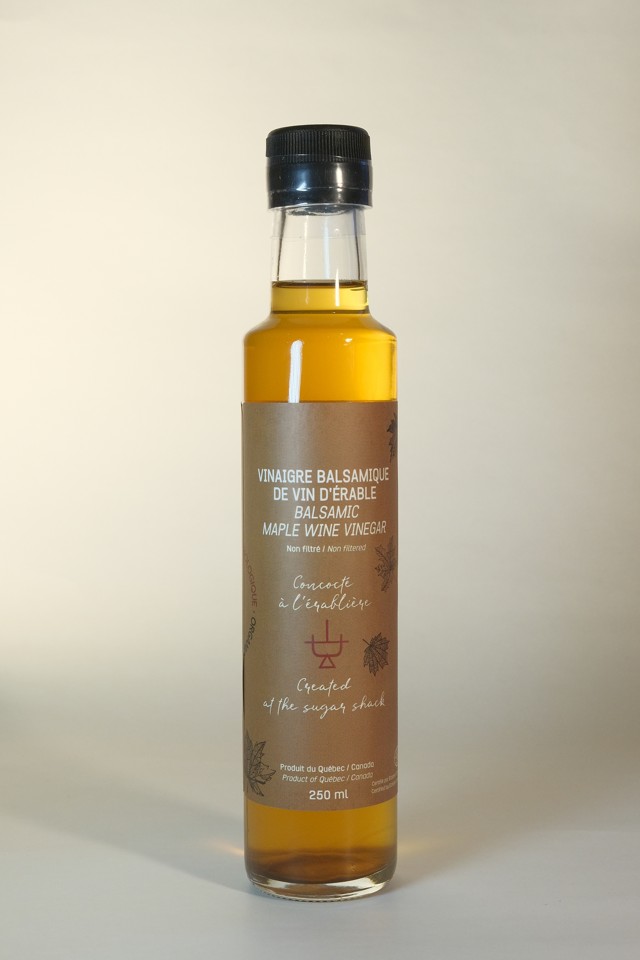 Vinaigre balsamique de vin d'érable bio 250 ml