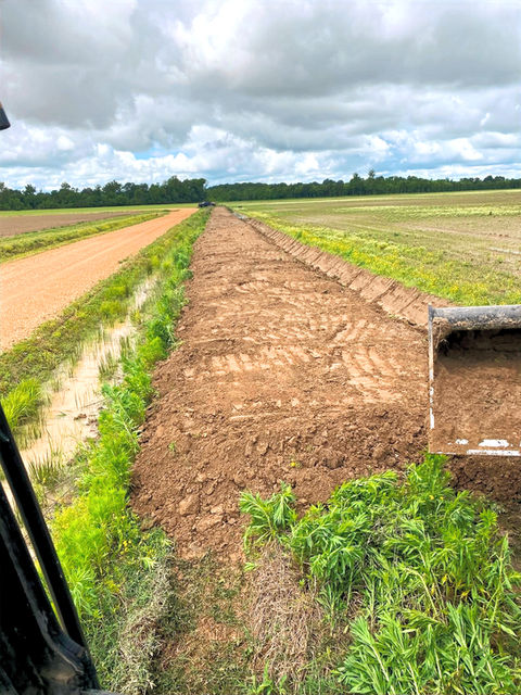 Access Road and Levee Example