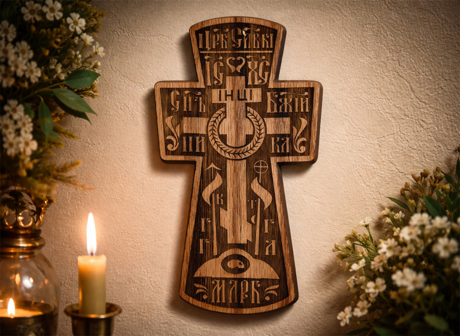 Handcrafted Wooden Cross (Golgotha)