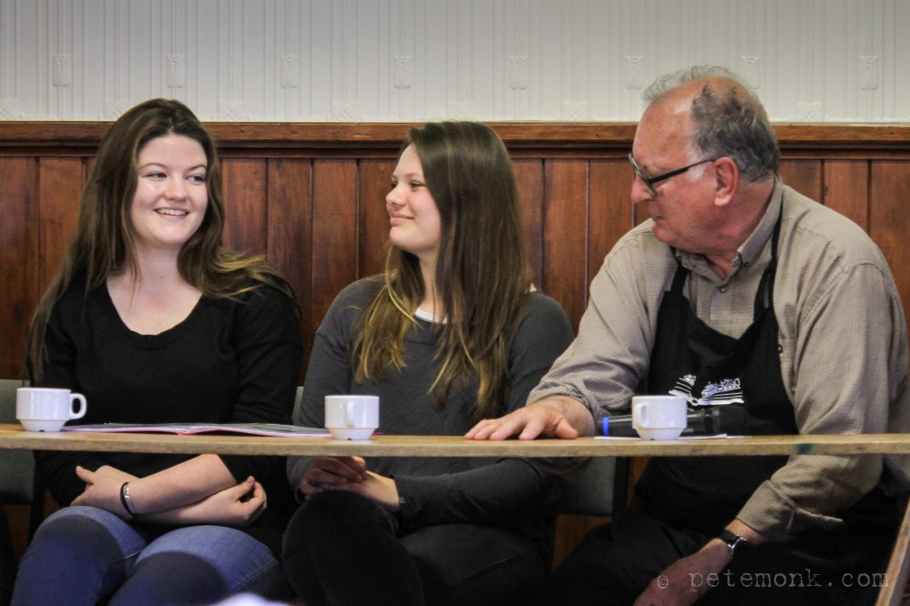 Panel discussion with students