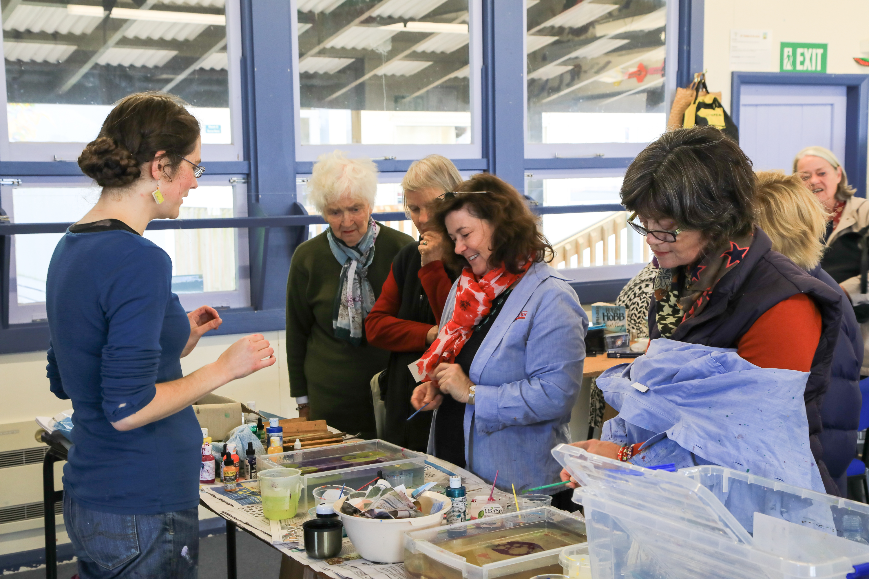 Paper marbling workshop