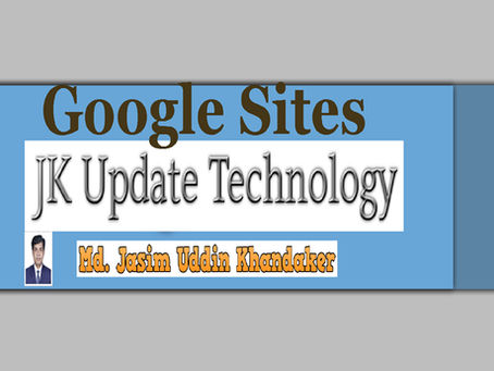 Google Sites, JK Update Technology, Internet Marketing, Digital Marketing