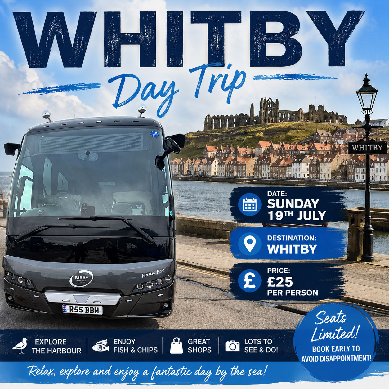 Whitby for The Day Sunday 19th July 2026