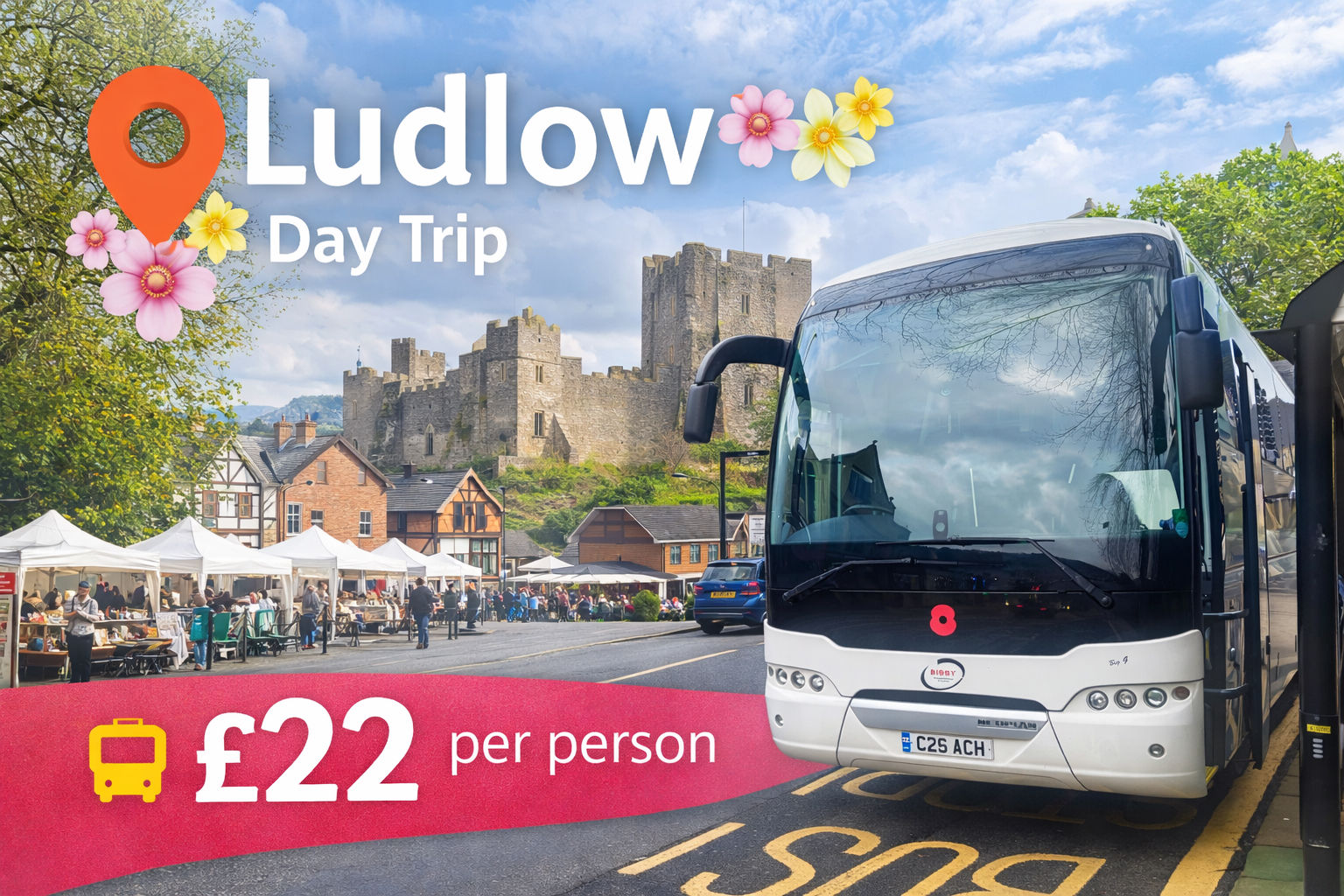 Ludlow or Ludlow Spring Food Festival *ADMISSION NOT INCLUDED* Sunday 10th May