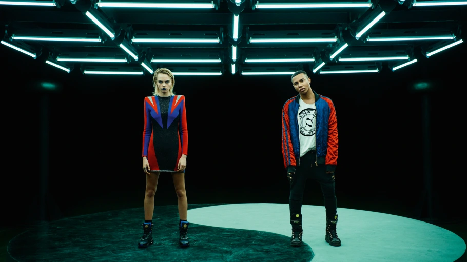 PUMA x BALMAIN
created with CARA DELEVINGNE