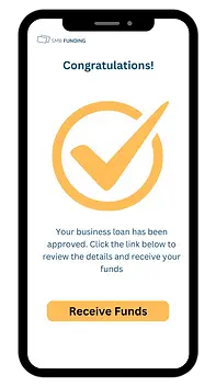 Once approved you will receive funding the next day.