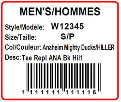 REEBOK - LABEL - 1.5 x 1-2