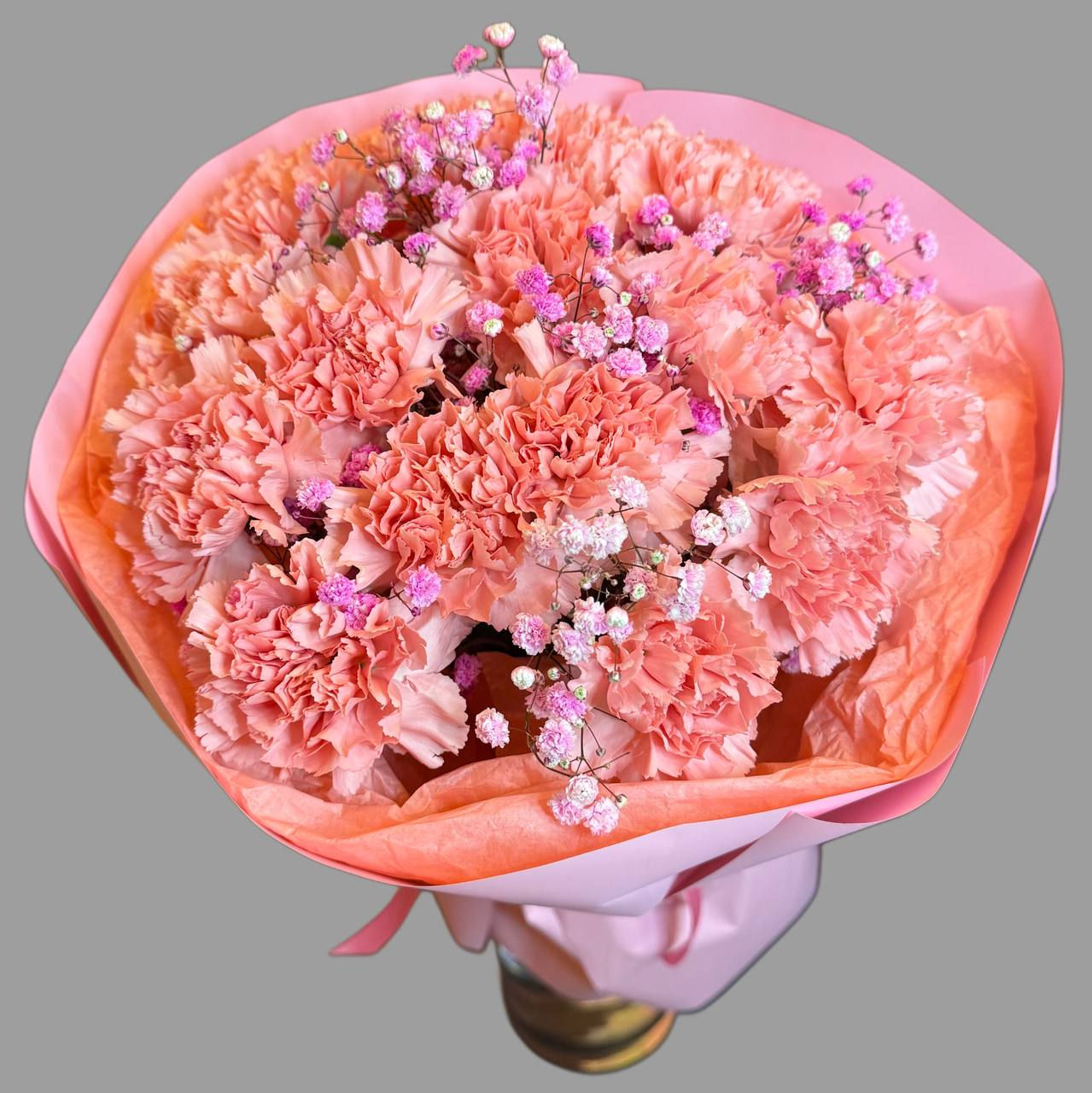 Bouquet of pink carnations