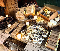 Our soap stall setup