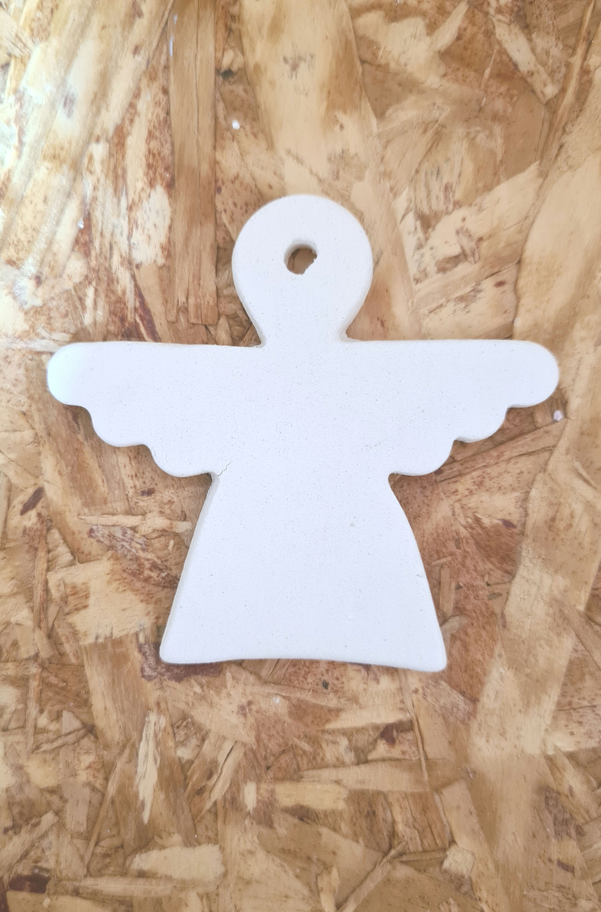 Pingente Anjo Cerâmica para Pintura 