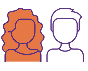 Illustration de deux adultes