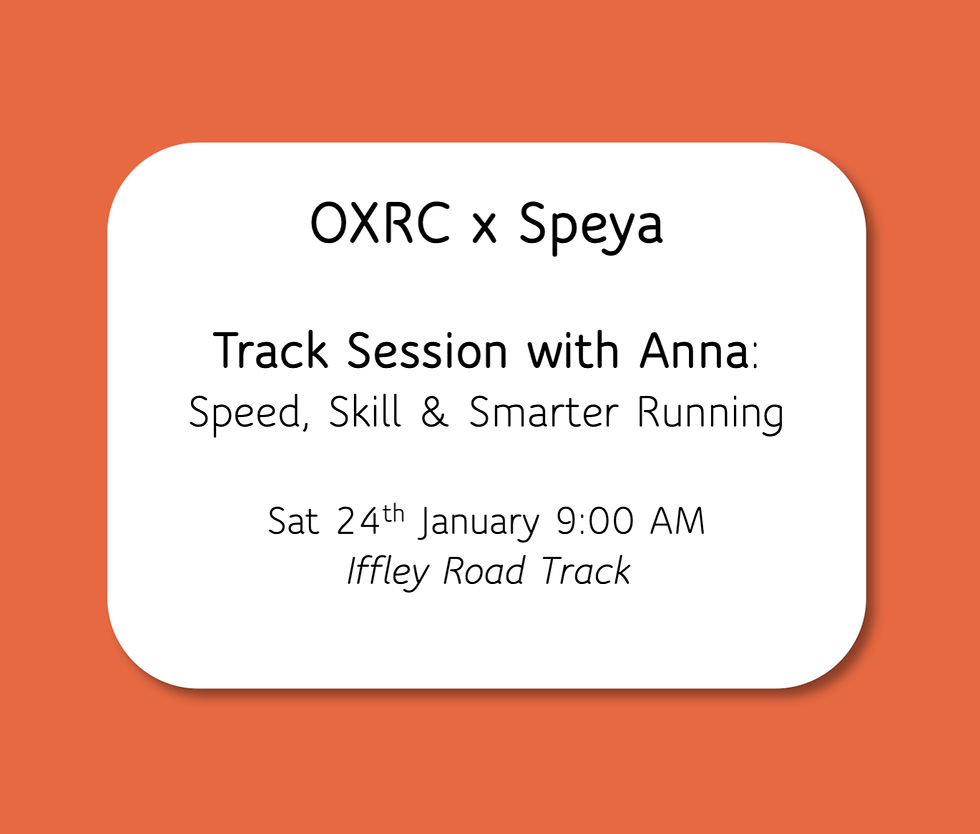 OXRC x Speya Running