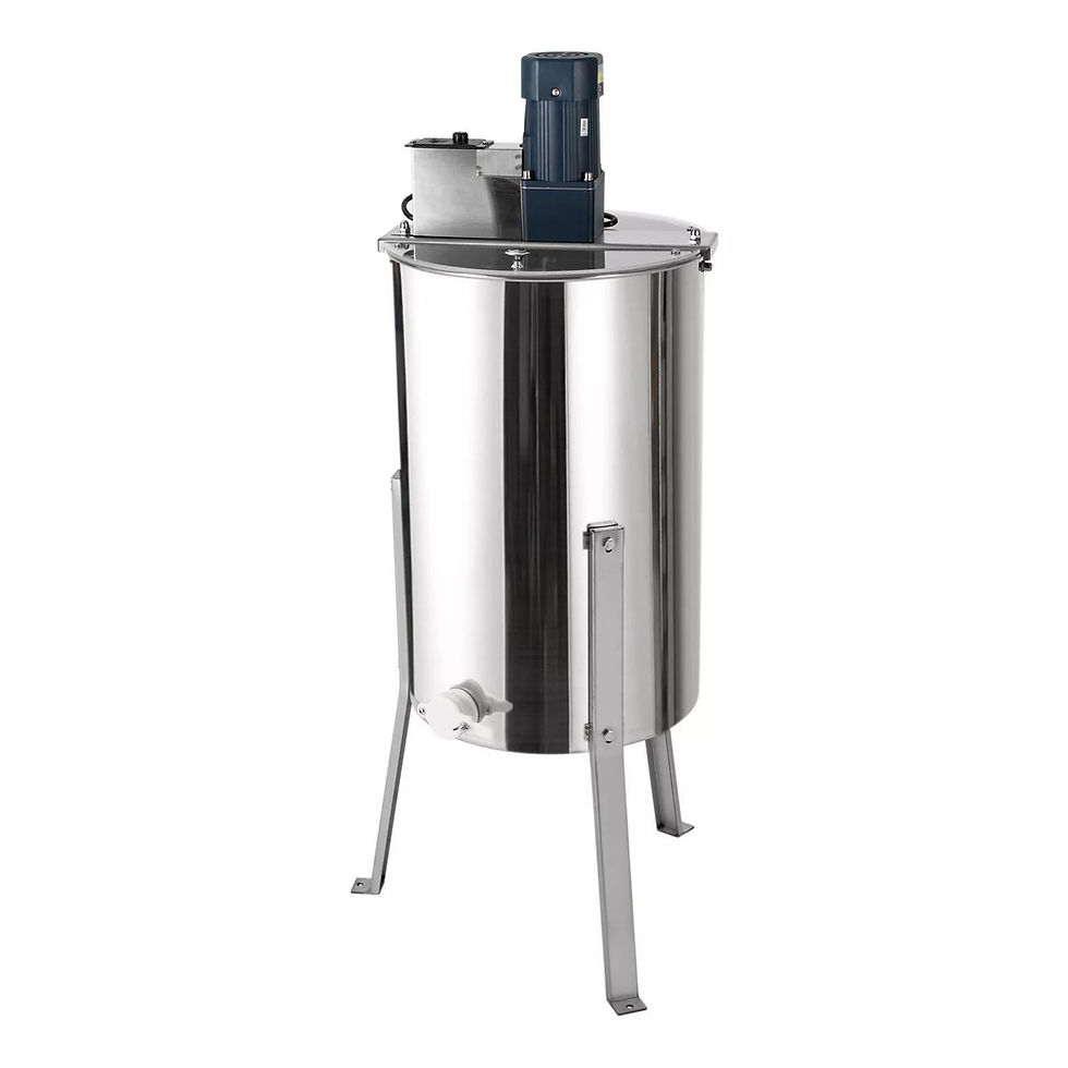 Thumbnail: 3-Frame Electric Honey Extractor Stainless Steel 370 RPM Beekeeping Tool