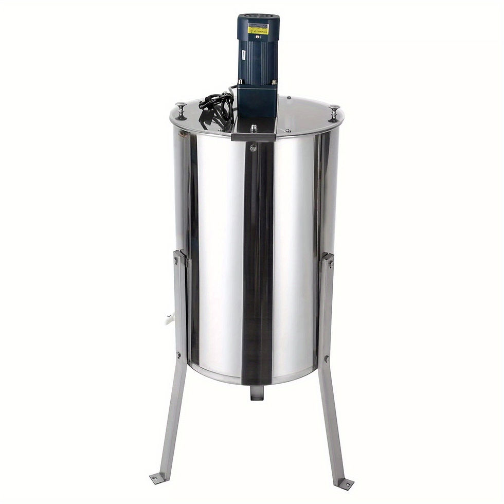 Thumbnail: 3-Frame Electric Honey Extractor Stainless Steel 370 RPM Beekeeping Tool