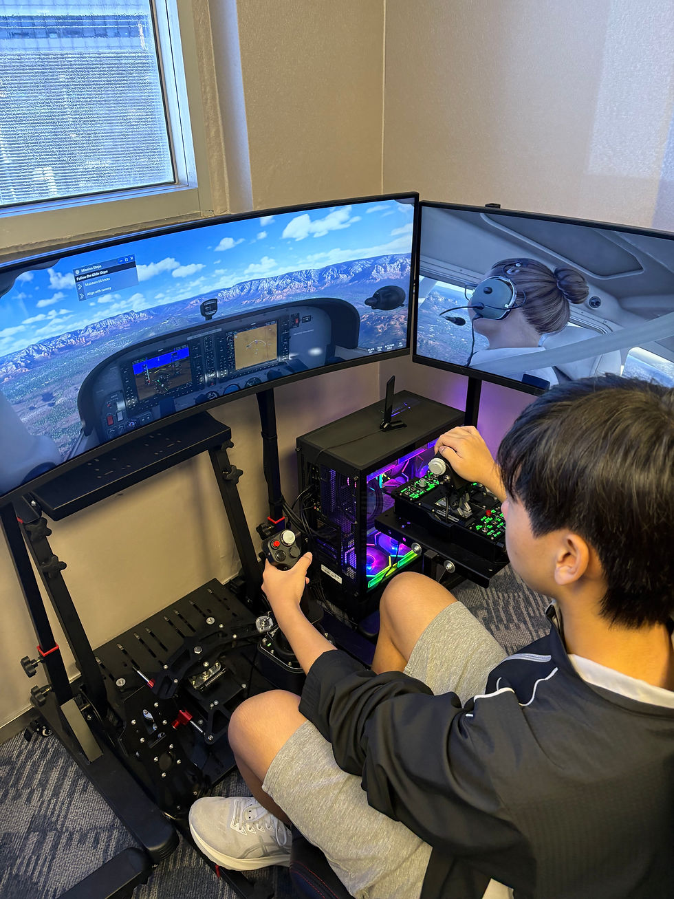 沙田學院學生進行降落挑戰