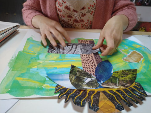 association-liens-créatifs, art-thérapie-Paris, peinture-thérapeutique, photo-thérapie, méditation-respiratoire-collage