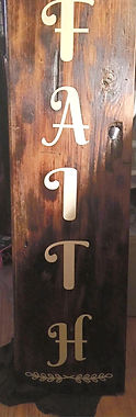 Handmade wood sign customer order
