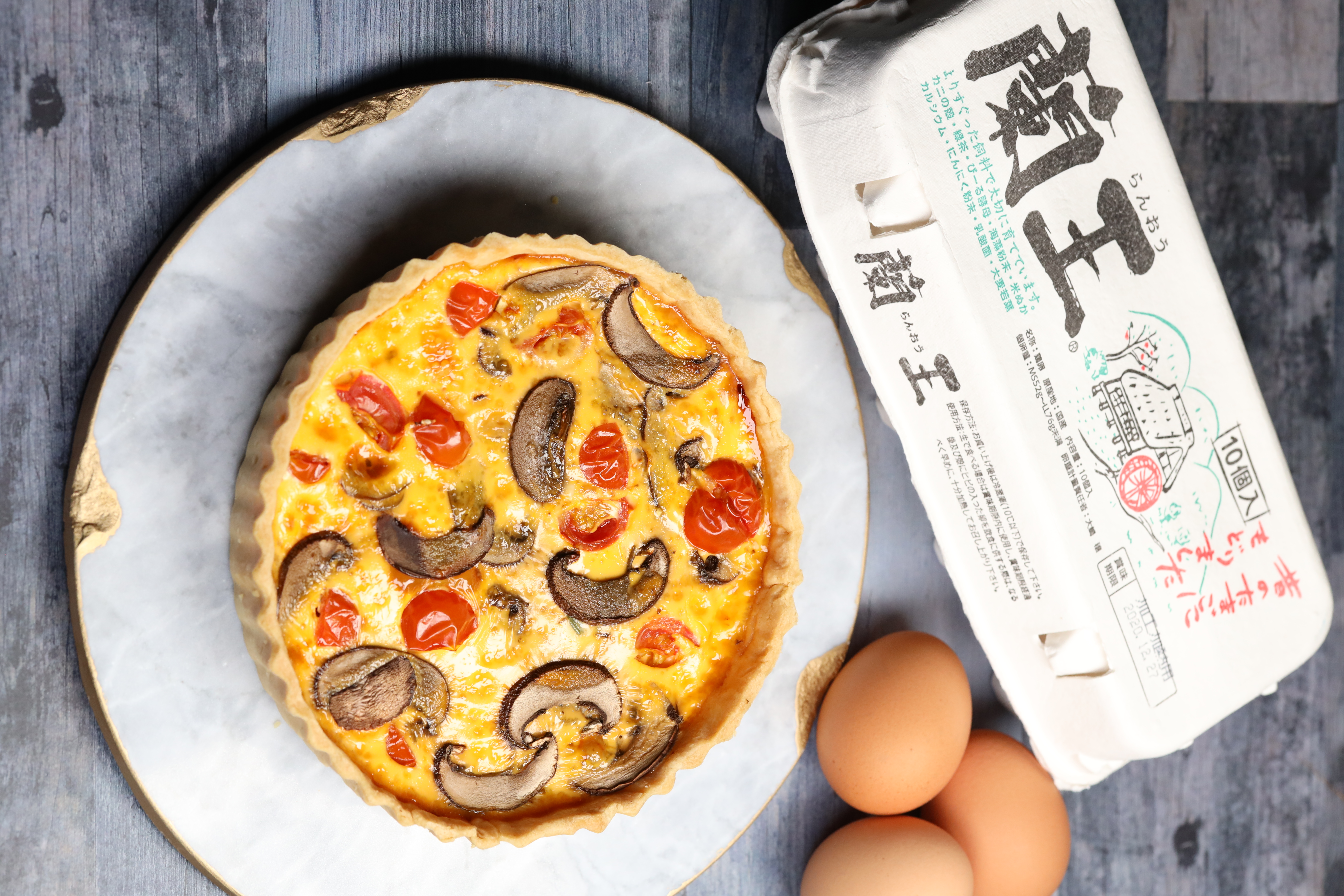 Arranged Food and Objects