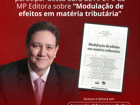 Novo artigo: Modulação de efeitos em Matéria Tributária