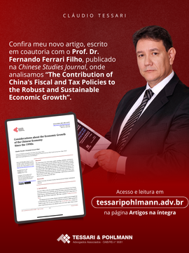 Novo artigo: "The Contribution of China's Fiscal and Tax Policies to the Robust and Sustainable Economic Growth"