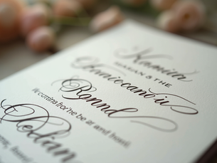 The Art of Calligraphy: Elevate Your Wedding Stationery