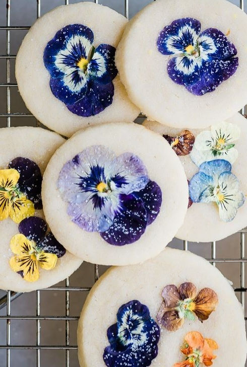 DIY Bosviolen koekjes