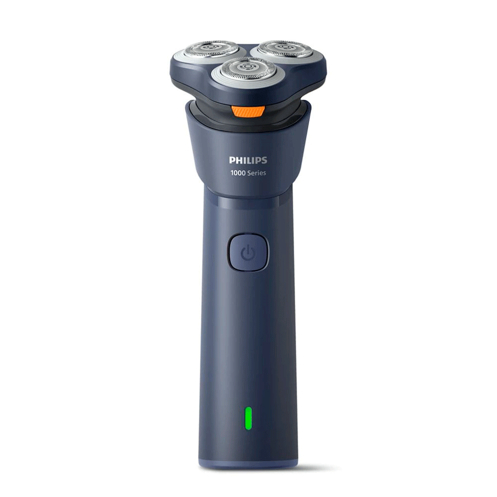 Afeitadora Eléctrica Philips Shaver Serie 1000 – Uso Seco y Húmedo con Cuchillas Rotativas de Precisión