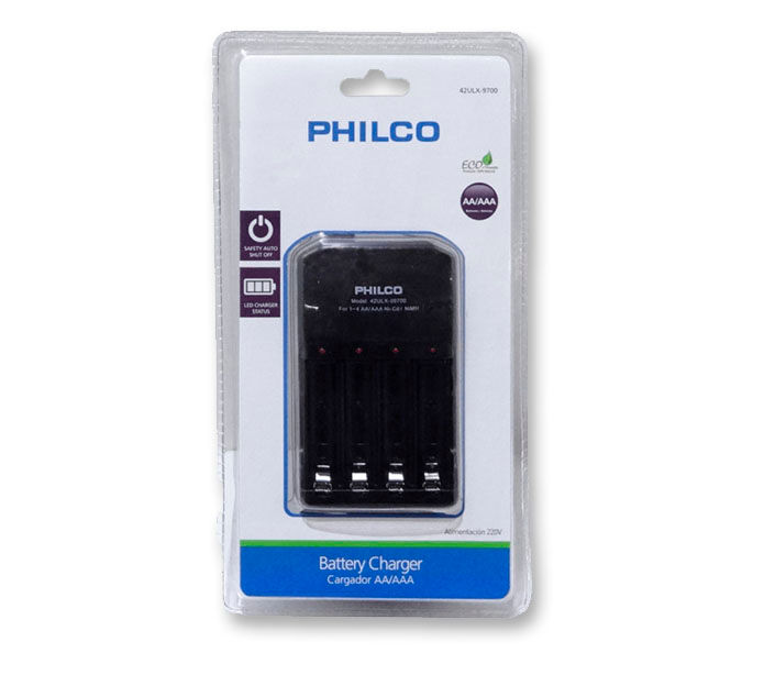Cargador Philco 1-4/Pilas AA-AAA